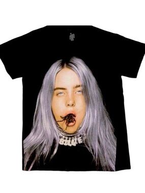 Billie Eilish graphic tarantula tee